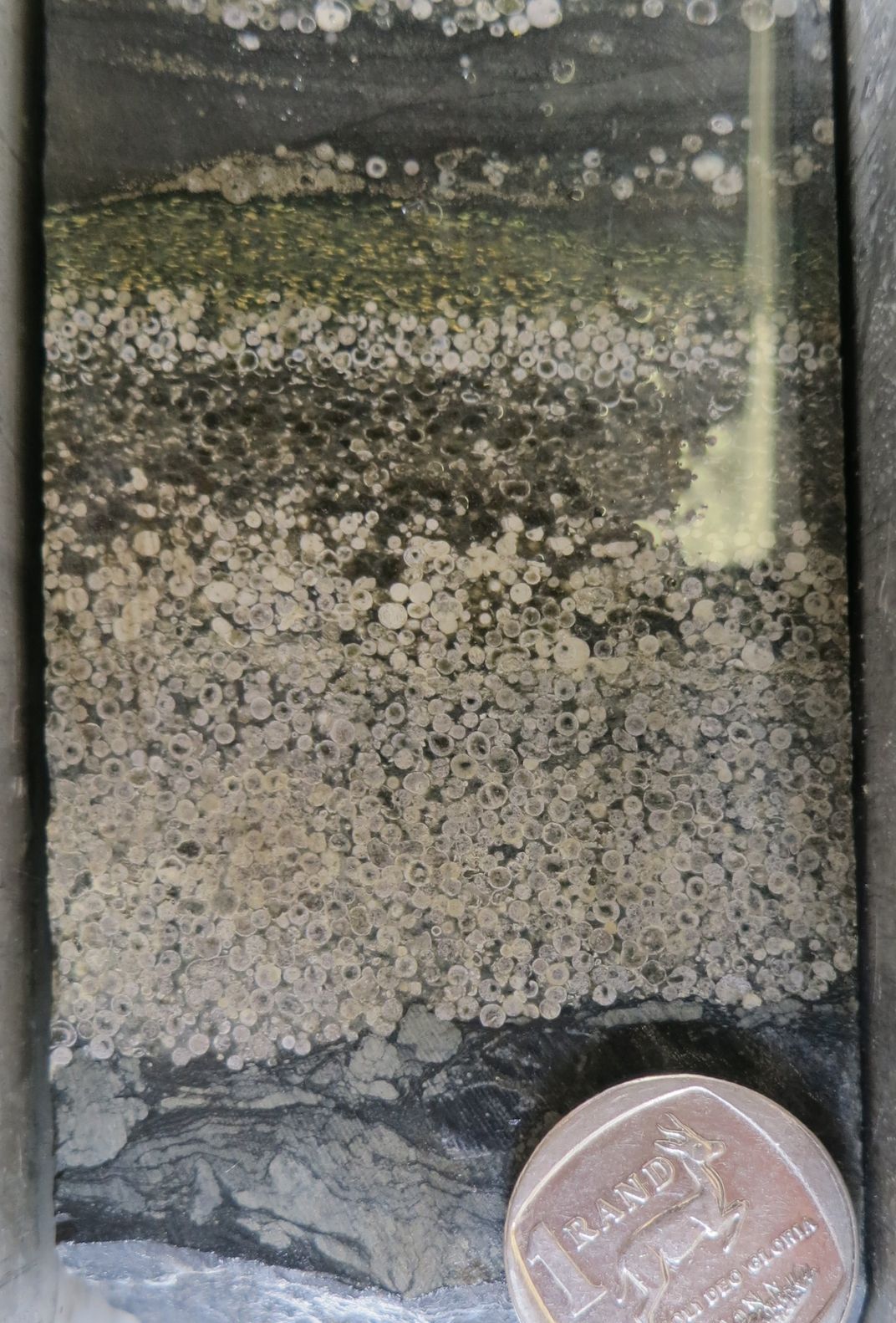 Example of impact-derived spherules.