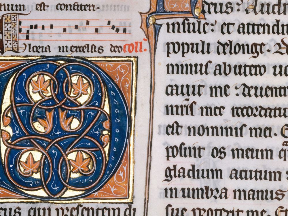 Page of Beauvais Missal