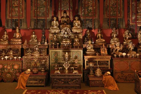 The National Museum of Asian Art's Tibetan Buddhist Shrine Room, from the Alice S. Kandell Collection
