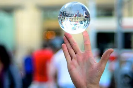 This crystal ball won’t help you.