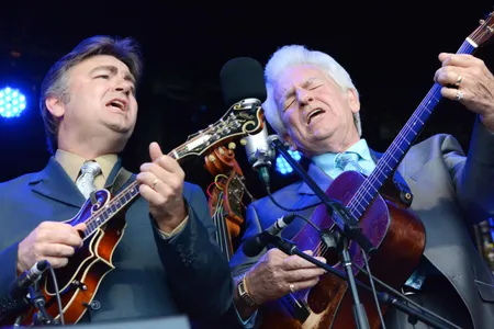 With their dark suits and classic instrumentation, the Del McCoury Band has the look of a classic bluegrass band, but their melodies prove otherwise.