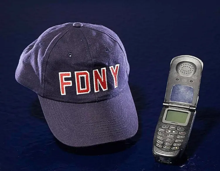 Rudy Giuliani's cellphone and baseball cap