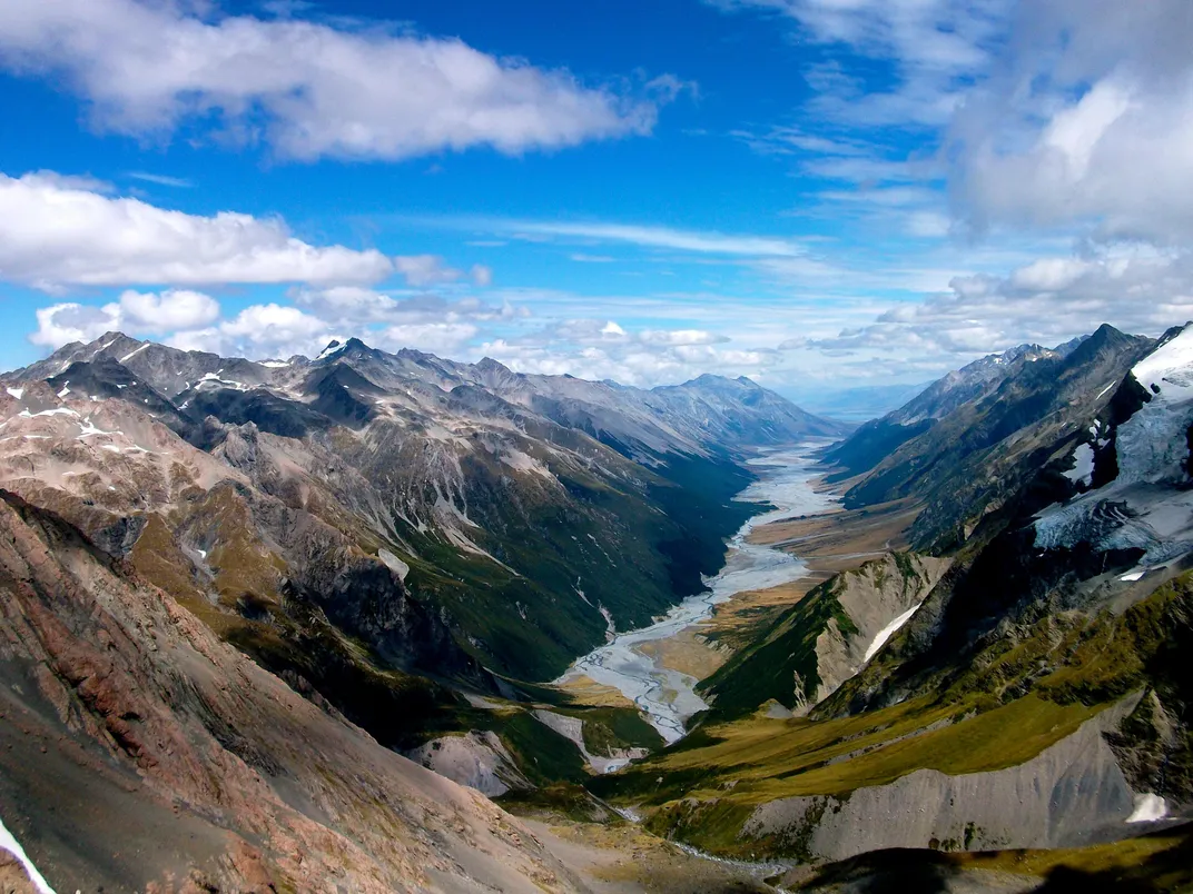 View from Mount Cook. Credit: Hannah Coles