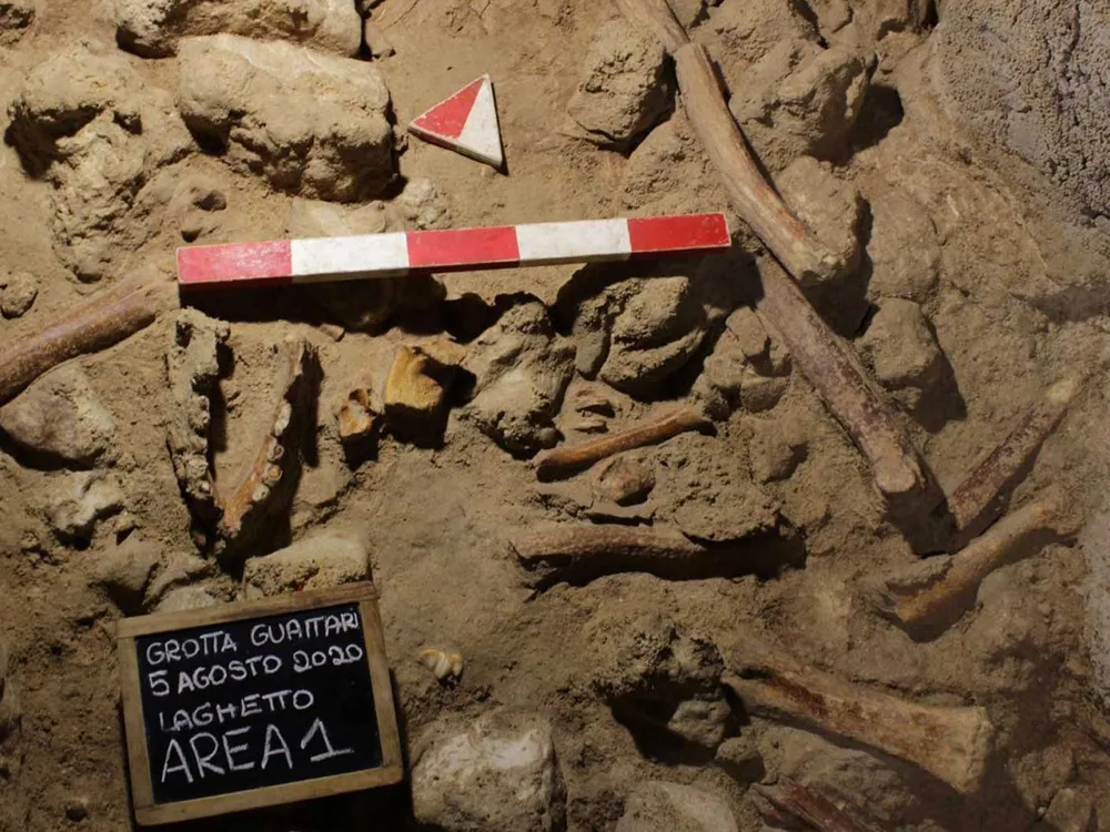 Fossilized Neanderthal remains found in an Italian cave