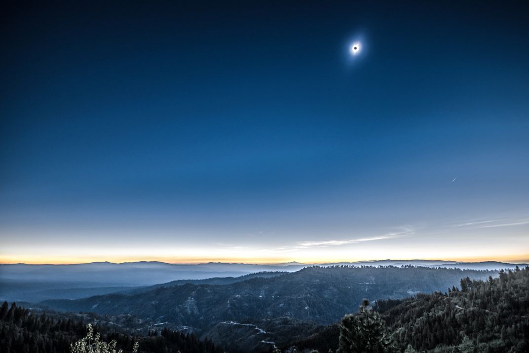 Total Solar Eclipse Over Boise National Forest Smithsonian Photo