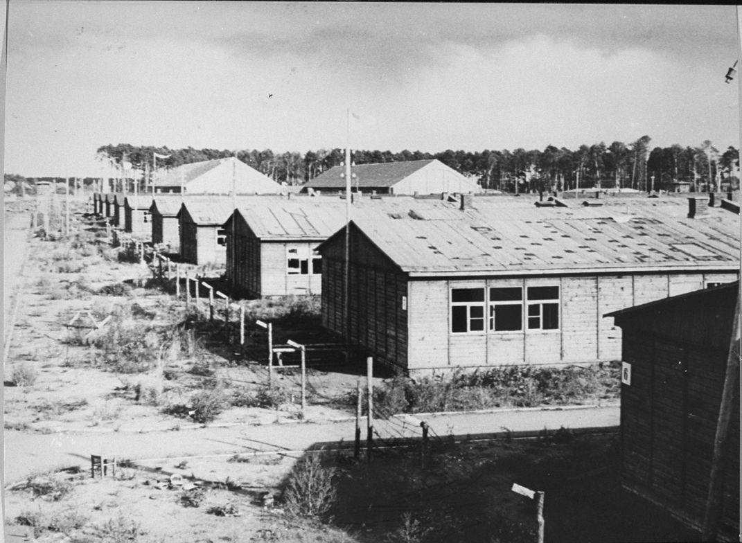 Prisoner barracks at Stutthof concentration camp