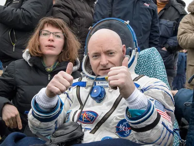 Scott Kelly upon his return to Earth.