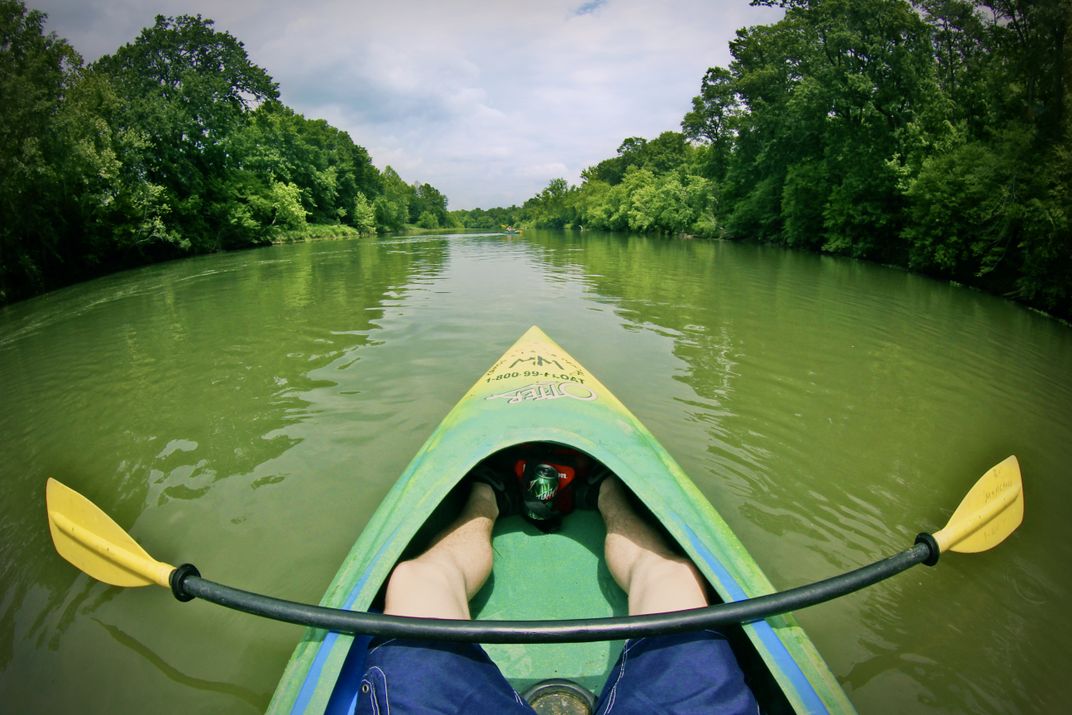 Kayaking on the Oauchita River, near Hot Springs, AR. | Smithsonian