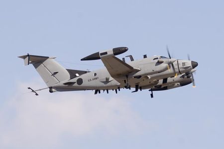 Guardrail aircraft were first used in Germany in 1971 to monitor Soviet troops in East Germany and Czechoslovakia. Beginning in 1984, the inventory was updated to the Northrop Grumman RC-12.