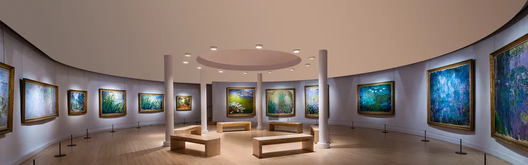 The room of Monet's waterlily paintings, Musée Marmottan. Credit: Musée Marmottan