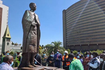 Before she was hanged in 1898, Nehanda declared that her body would rise again to lead a new, victorious rebellion.