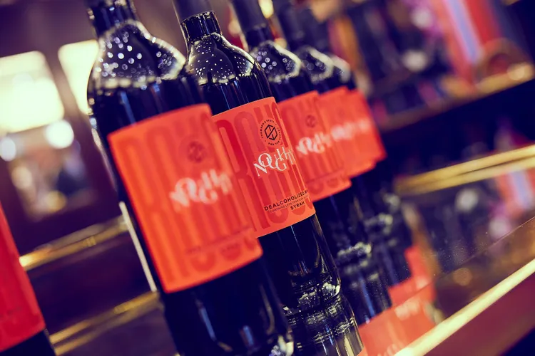 Noughty nonalcoholic wine