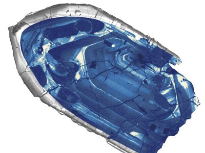 A photo of the 4.4 billion-year old zircon.