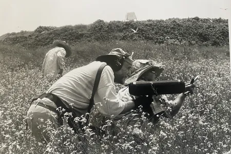 Jim Metzner recording on Great Gull Island