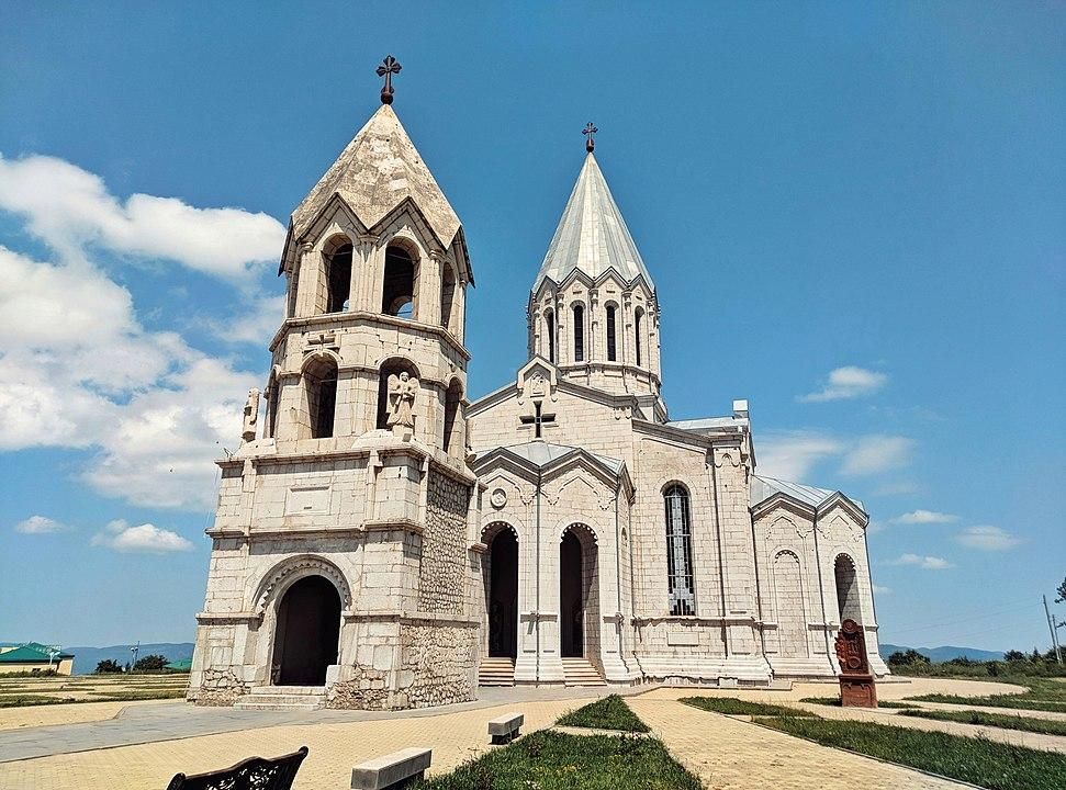 View of the Ghazanchetsots Cathedral in 2018
