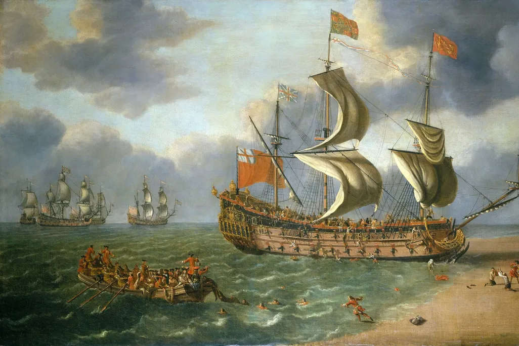 Johan Danckerts, The Wreck of the Gloucester Off Yarmouth, 6 May 1682​​​​​​​,
