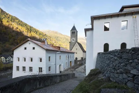The museum is located in the tiny Swiss town of Susch