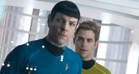 Zachary Quinto and Chris Pine in the 2013 ‘Star Trek Into Darkness.’