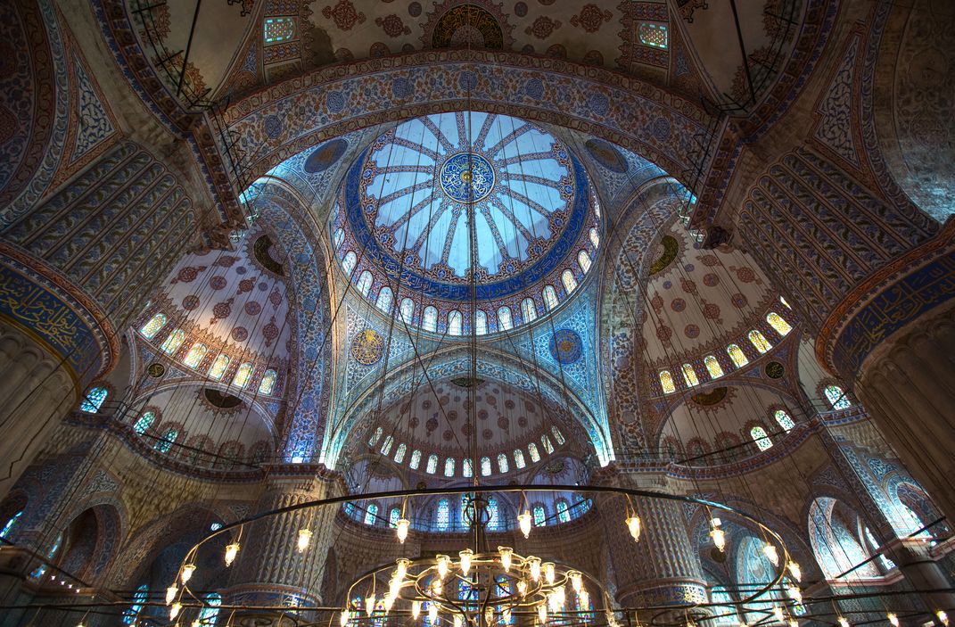 Interior of the Blue Mosque, Istanbul