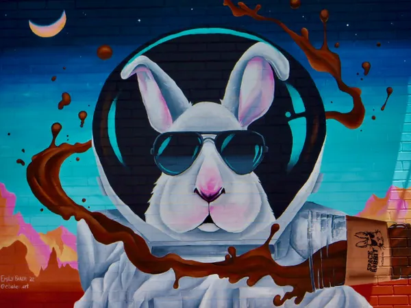 Space Rabbit by Emily Baker thumbnail