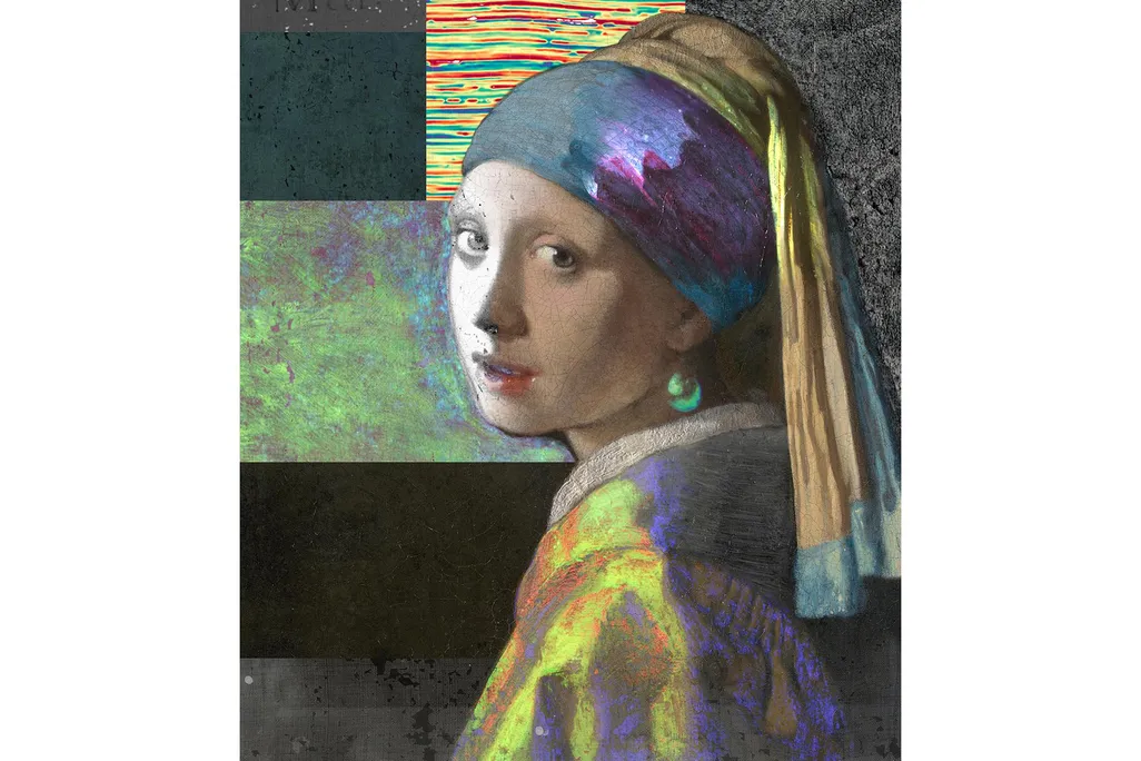 Composite image of 'Girl With a Pearl Earring'