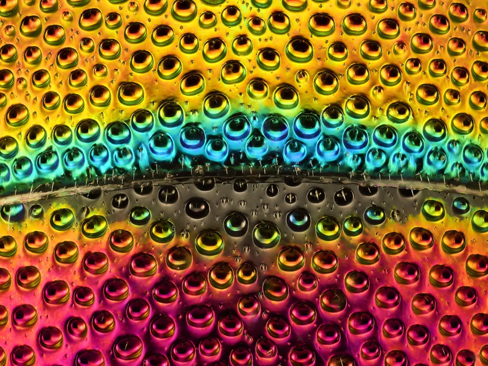 Colorful pattern with spots