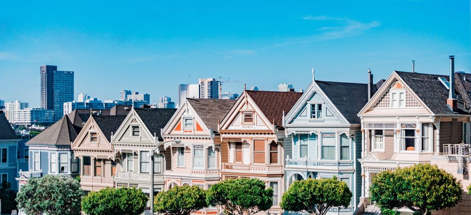  The iconic Victorian 'Painted Ladies' in San Francisco Credit: Ross Joyner