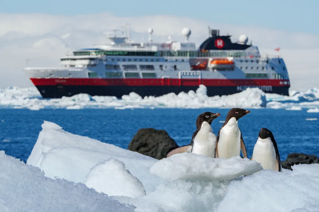 Penguins on Antarctica