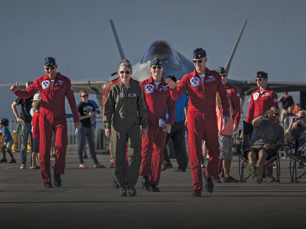 Jeannie Leavitt at an airshow