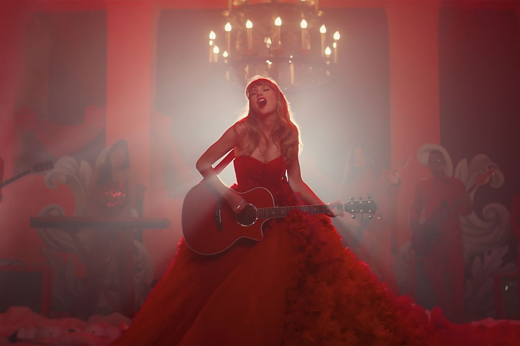 Red wedding dress