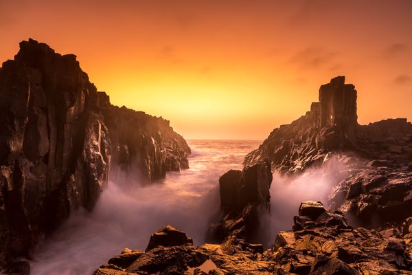 Spent the night at this iconic location in New South Whales, Australia. I was rewarded with a stunning sunrise the next morning.