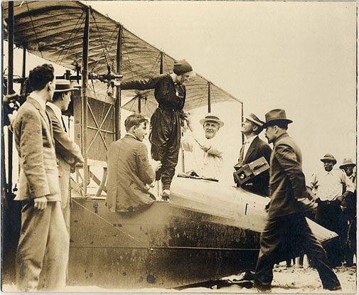 Tony Jannus, the world's first airline pilot.