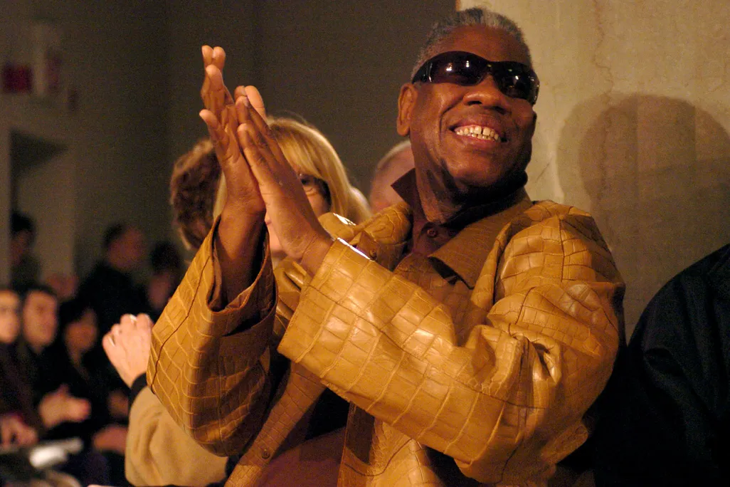 Andre Leon Talley at Dana Buchman Fall 2006 during Olympus Fashion Week Fall 2006