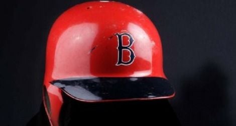 Carl Yastrzemski's custom batting helmet