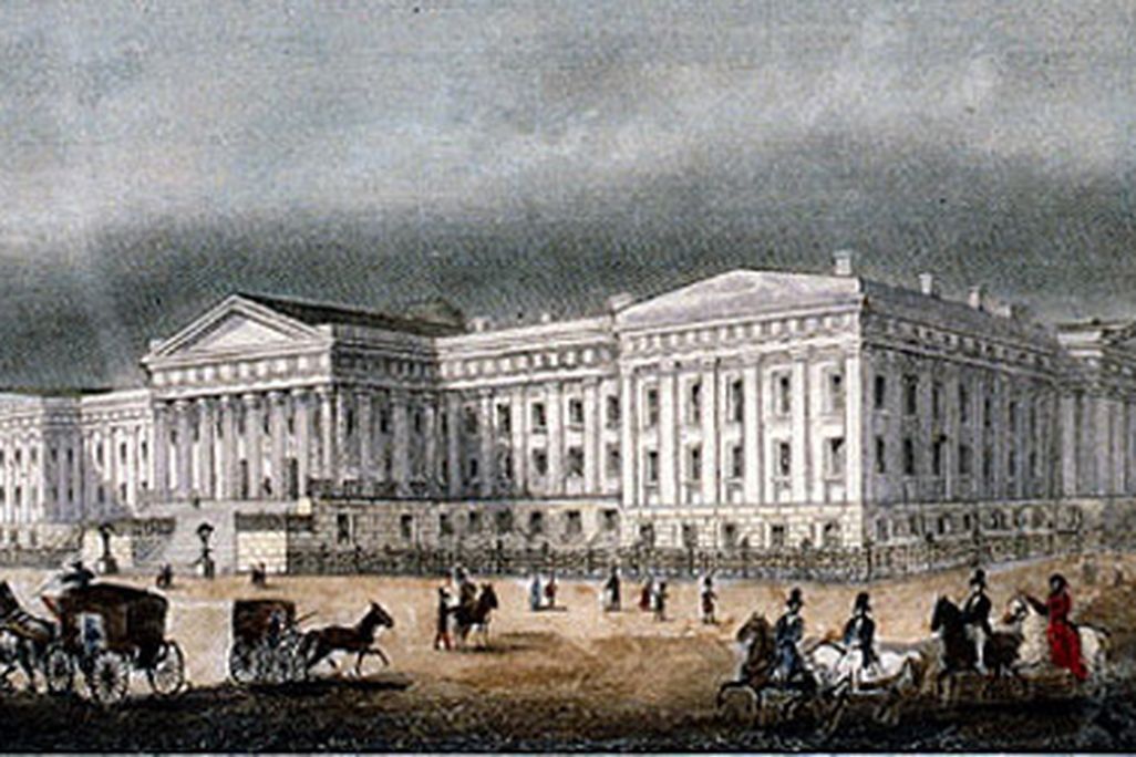 The Patent Office Building as it looked before the Civil War