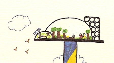 Fourth-grader Lisa Gilvar's Jetsons-inspired bubble-top homes