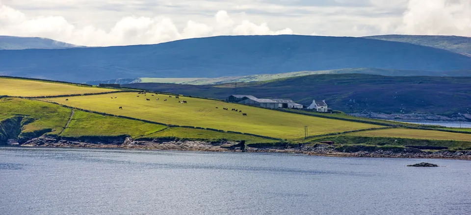  Evocative landscape of the Shetland Islands 