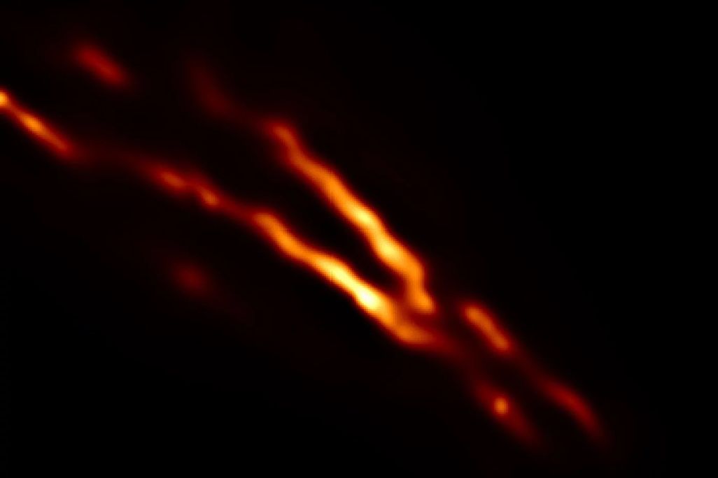 jet firing out of the black hole