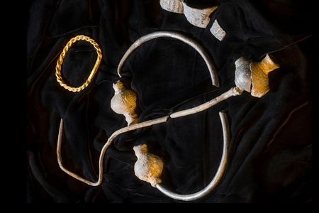 The cache of jewelry likely dates to around 950 A.D.