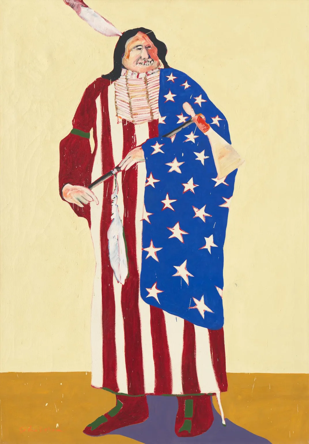 The American Indian, Fritz Scholder, 1970