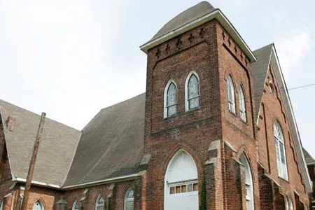 The 103-year-old Centennial Baptist Church was built by a black architect and was pastored by Rev. Elias Camp Morris, the first president of the National Baptist Convention.