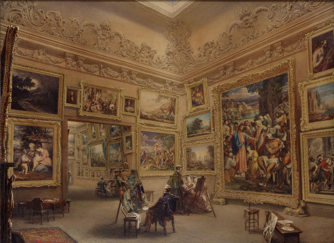 The National Gallery When at Mr J. J. Angerstein's House, Pall Mall, Frederick Mackenzie, 1824-1834
