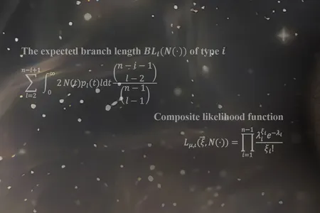 The core formula of a new study in Science that suggests our ancestors may have survived a bottleneck 900,000 years ago