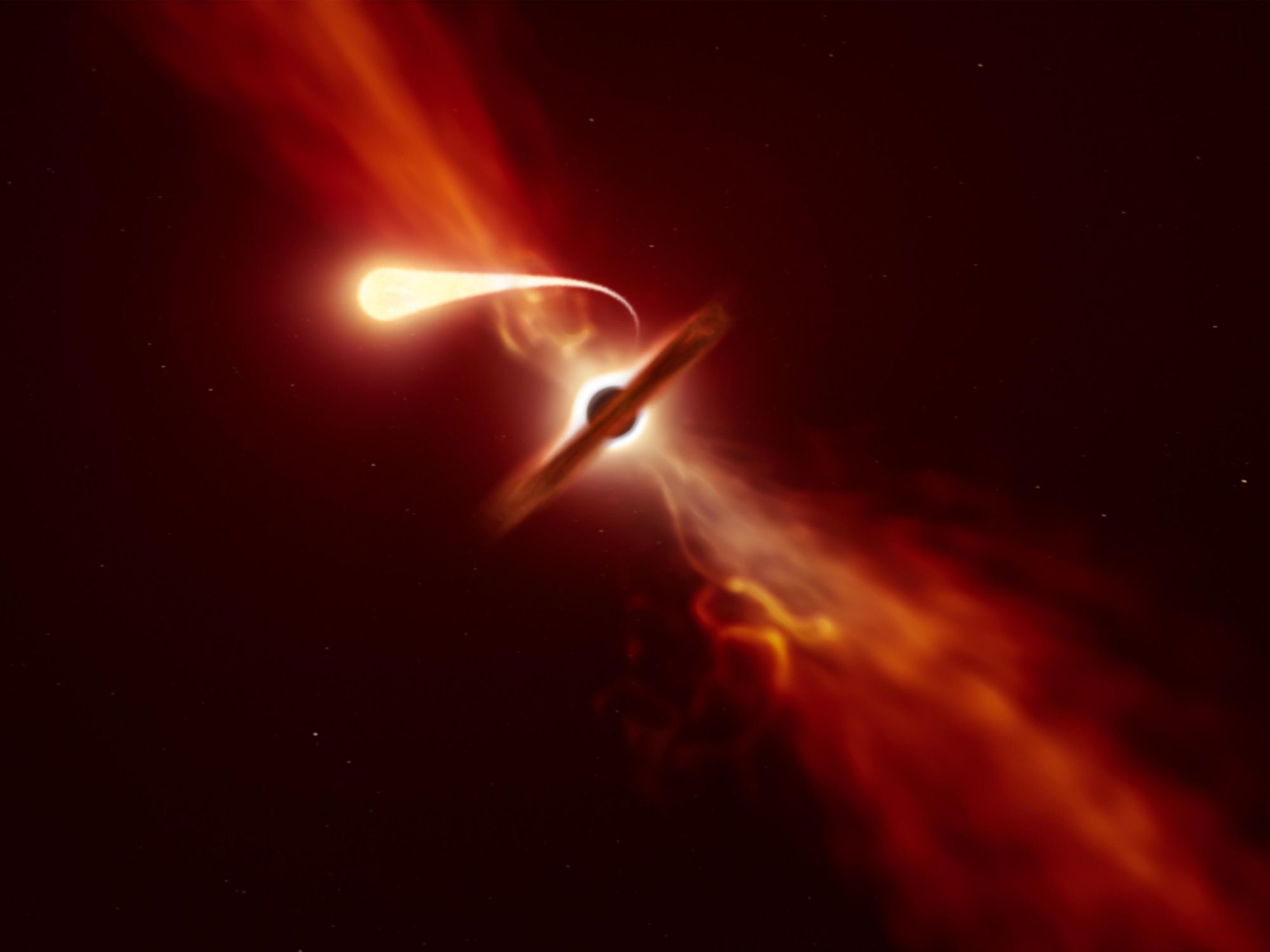 Astronomers Capture Best View Yet of a Black Hole Spaghettifying a Star