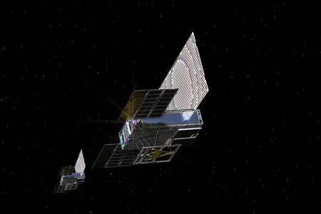 The MarCO CubeSats will separate from InSight's Atlas rocket shortly after launch, then make their own way to Mars. 
