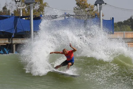 At Surf Ranch in May (where Kelly Slater leaned into a cutback), 5,000 spectators gathered to watch 25 world-class surfers compete for prize money.