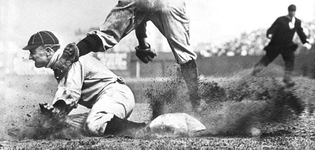 Ty Cobb sliding