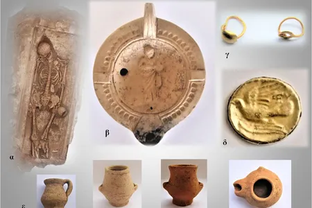 Findings from burials from Hellenistic and Roman times