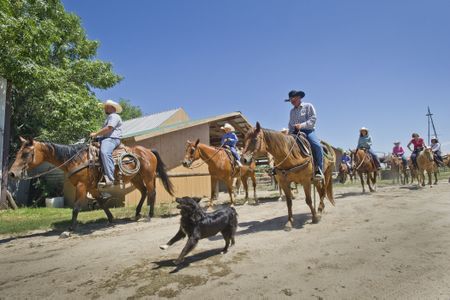 The more than 7,000-acre Rowse's 1+1 Ranch hosts vacation stays in Burwell, Nebraska.