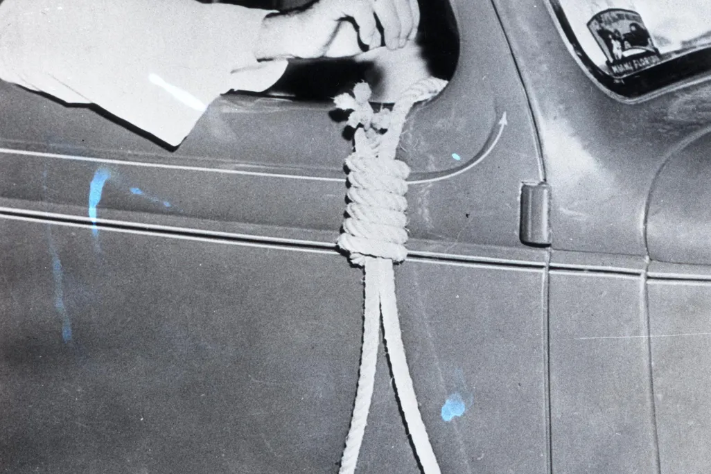 Klansman with Noose